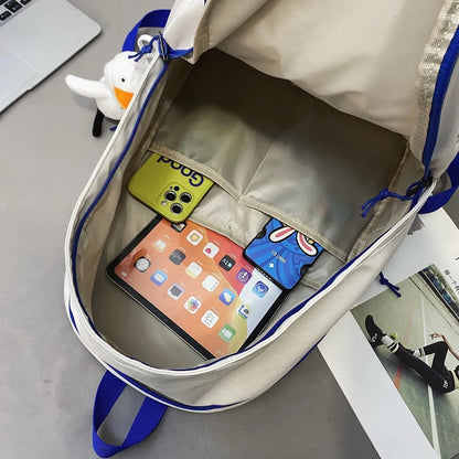 Fashion Girl Boy Waterproof Travel Student Backpack Cool Lady Male Backpack Female Men Nylon College Bag School Trendy Women Bag