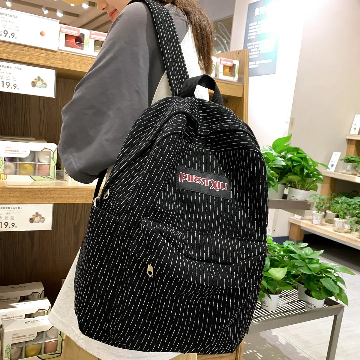 Fashion Girl Kawaii Book Bag School Female Cute Student Nylon Laptop College Backpack Trendy Cool Lady Teenager Travel Women New