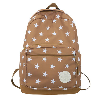Fashion Girl Kawaii Printing Green Trendy Book Bags Female Cute Nylon Laptop School College Backpack Ladies Travel Women Student