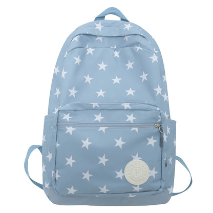 Fashion Girl Kawaii Printing Green Trendy Book Bags Female Cute Nylon Laptop School College Backpack Ladies Travel Women Student
