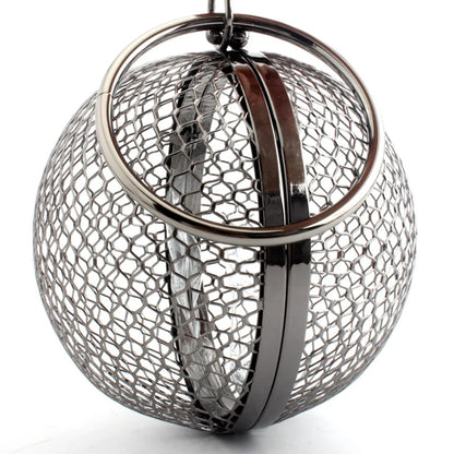 Fashion Girl Round Shape Clutches Bags Women Champagne Evening bag Party Cocktail clutch Bags Metal Clutch Handbag Purse wallet