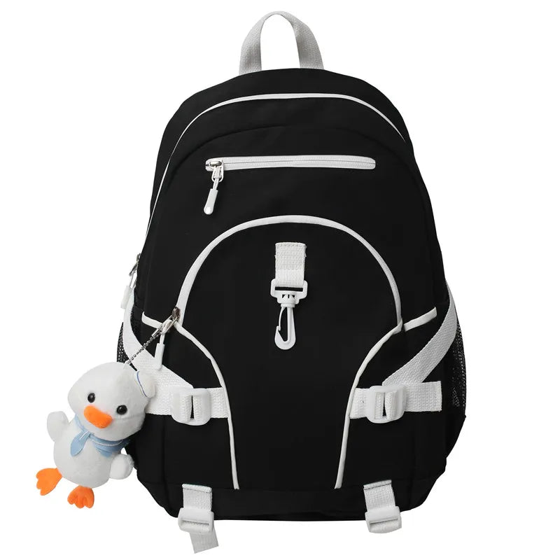 Fashion Girl Waterproof Cute Travel Student Bag Ladies Nylon College Backpack Female Laptop Backpack Trendy Cool Women Book Bags