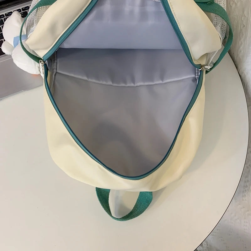 Fashion Girl Waterproof Cute Travel Student Bag Ladies Nylon College Backpack Female Laptop Backpack Trendy Cool Women Book Bags