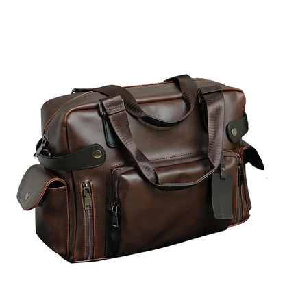 Fashion Hand Crazy messenger cowhide leather laptop computer Business hand bags for men