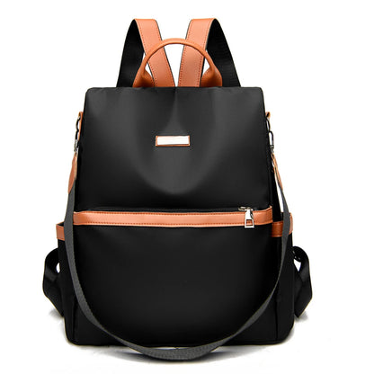Fashion High Capacity Anti-theft Backpacks for Women Designer Soft Leather Shoulder Bag Bookbag Simple Preppy Style Backpacks