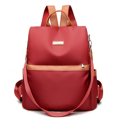 Fashion High Capacity Anti-theft Backpacks for Women Designer Soft Leather Shoulder Bag Bookbag Simple Preppy Style Backpacks