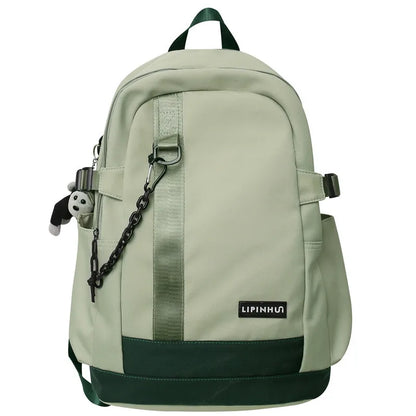 Fashion High Capacity Male Female Nylon College Bag Cool Lady Backpack Men Women Book Bag Girl Boy Travel School Backpack Trendy