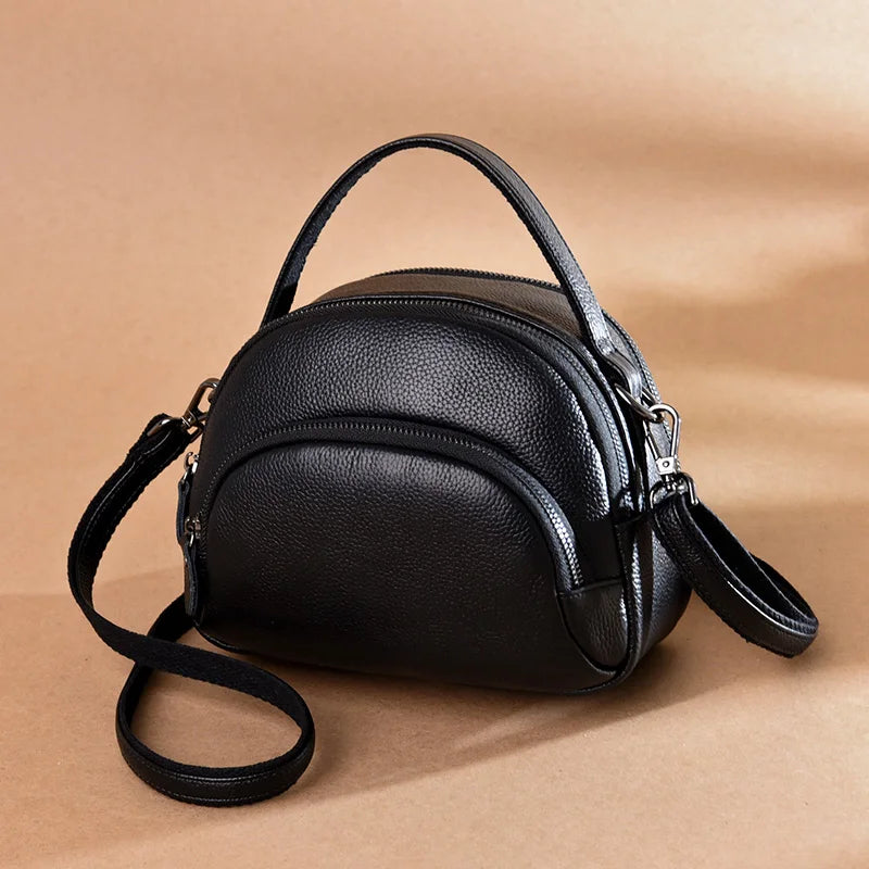 Fashion High Quality Genuine Leather Woman Messenger Bags Luxury Cowhide Handbags Women's Bags Designer Women Shoulder Tote bags