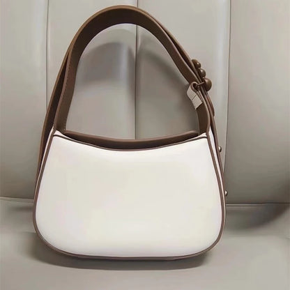Fashion High Quality Underarm Shoulder Bags for Women Gebuine Leather Handbags Commuter Casual All-match Purses Clutch Female