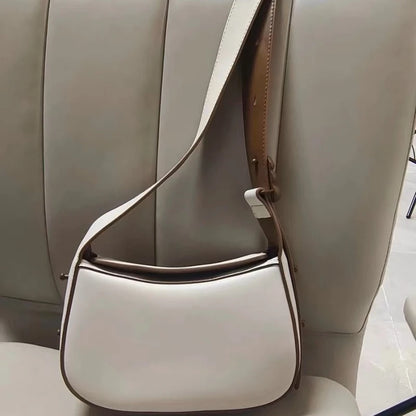Fashion High Quality Underarm Shoulder Bags for Women Gebuine Leather Handbags Commuter Casual All-match Purses Clutch Female