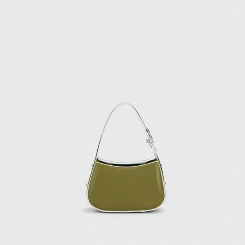 Fashion High Quality Underarm Shoulder Bags for Women Gebuine Leather Handbags Commuter Casual All-match Purses Clutch Female