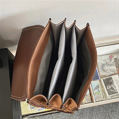 Fashion Korean Style Female High Capacity Retro Backpacks HandBags Students School Vintage Multi Layer Shoulder Bags