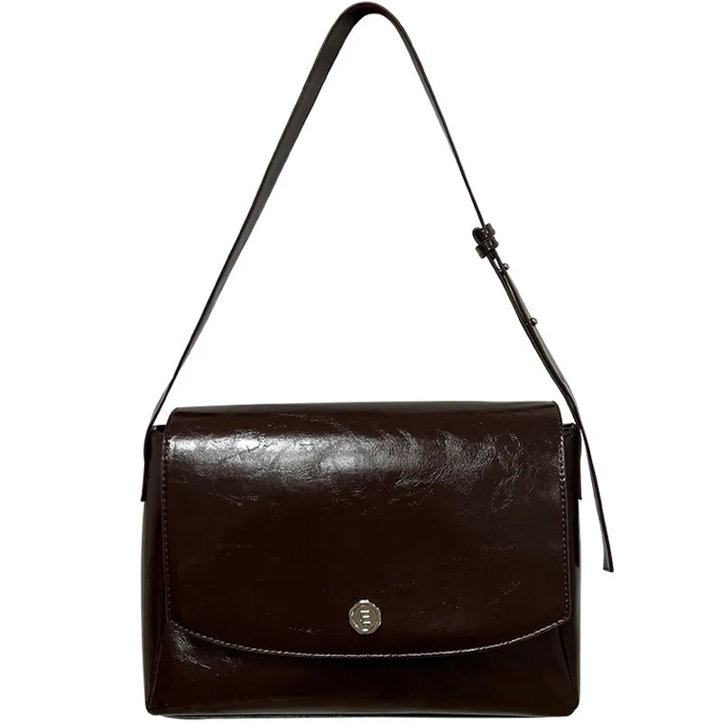 Fashion Korean Style Women Briefcase Messerger Bags OL Female ShoulderBags Office Lady Concise Bolso Para Mujer