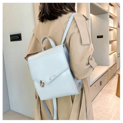 Fashion Korean Style Women Solid Backpacks Irregular Handbags Female Office Lady Shoulder Bags
