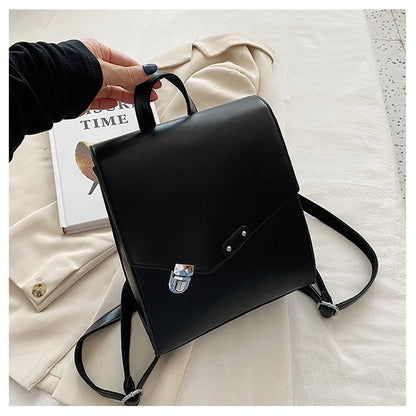 Fashion Korean Style Women Solid Backpacks Irregular Handbags Female Office Lady Shoulder Bags