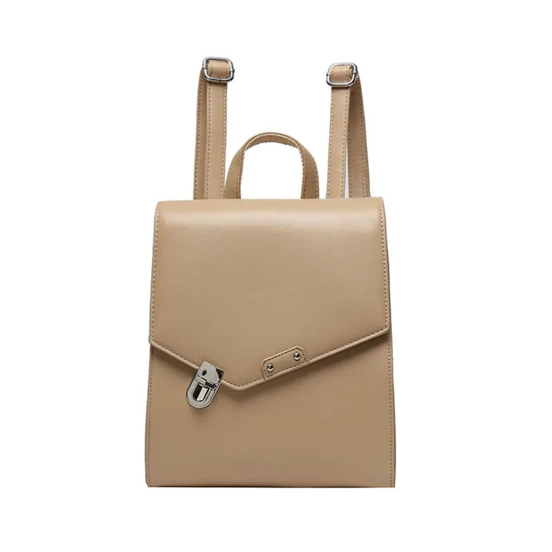 Fashion Korean Style Women Solid Backpacks Irregular Handbags Female Office Lady Shoulder Bags