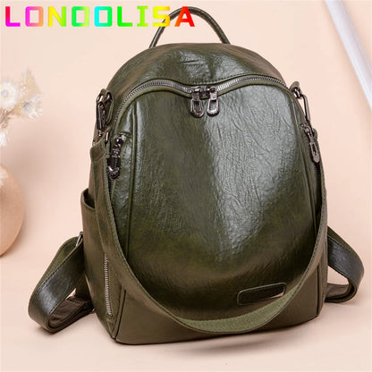 Fashion Ladies 3 In 1 Backpack Shoulder Bag Back Bagpack Academy Bookpack Bookbag Women's Schoolbag College Style Large Rucksack