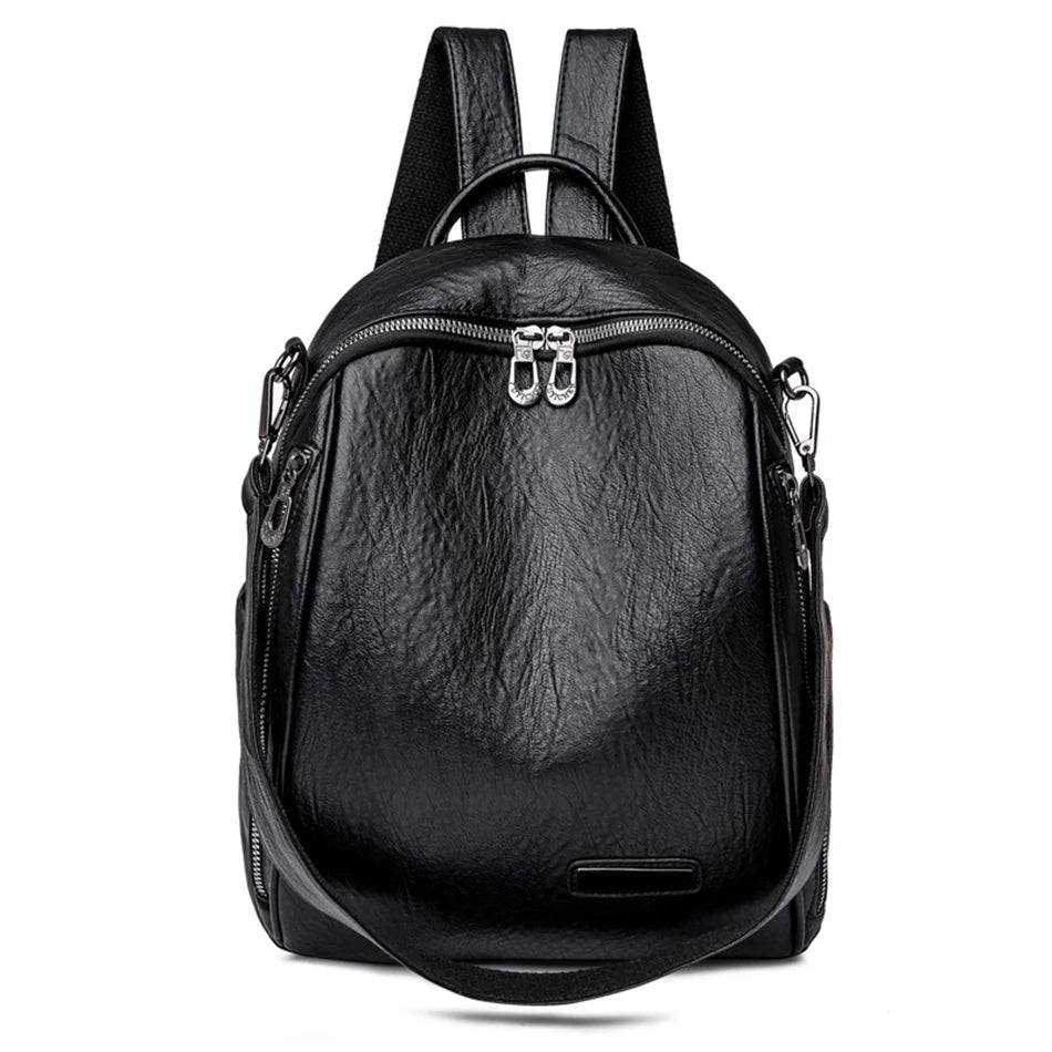Fashion Ladies 3 In 1 Backpack Shoulder Bag Back Bagpack Academy Bookpack Bookbag Women's Schoolbag College Style Large Rucksack