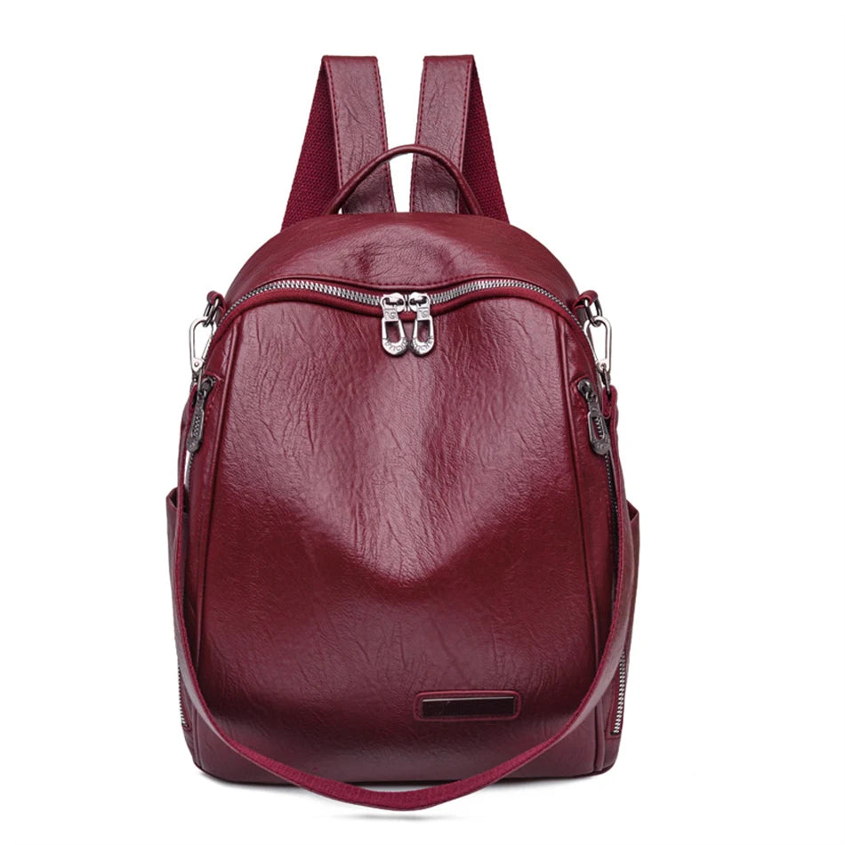 Fashion Ladies 3 In 1 Backpack Shoulder Bag Back Bagpack Academy Bookpack Bookbag Women's Schoolbag College Style Large Rucksack