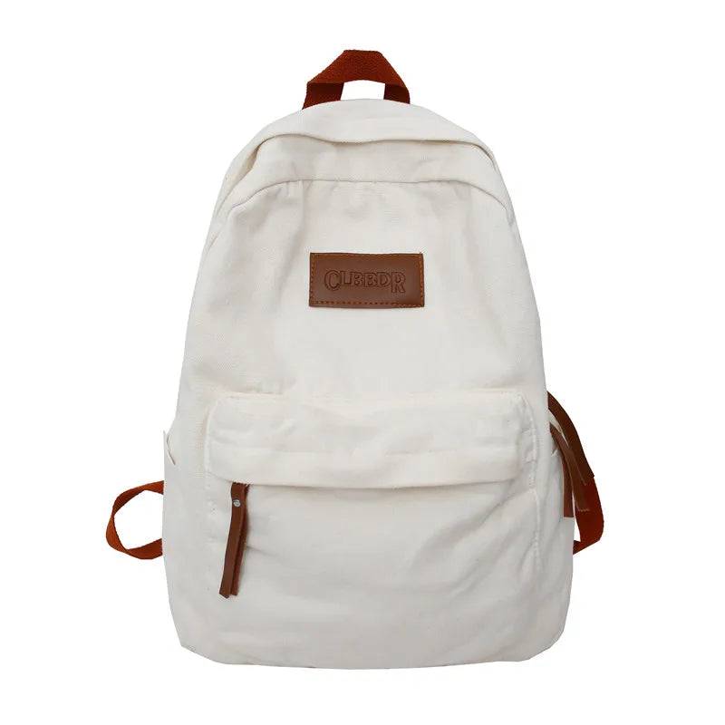 Fashion Ladies Canvas School Backpack Trendy Cool Boy Girl Travel Student Bag Male Female College Backpack Men Women Laptop Bags
