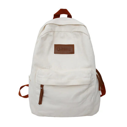 Fashion Ladies Canvas School Backpack Trendy Cool Boy Girl Travel Student Bag Male Female College Backpack Men Women Laptop Bags