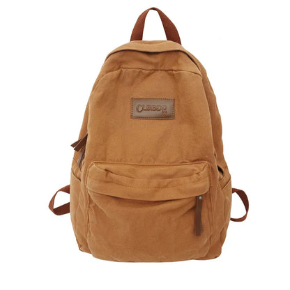 Fashion Ladies Canvas School Backpack Trendy Cool Boy Girl Travel Student Bag Male Female College Backpack Men Women Laptop Bags
