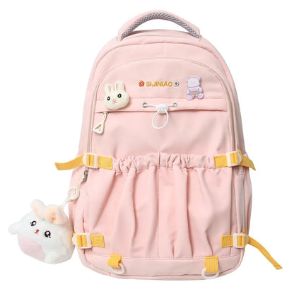 Fashion Ladies Kawaii High Capacity College Backpack Girl Waterproof Travel Book Backpack Female Laptop Student Women School Bag