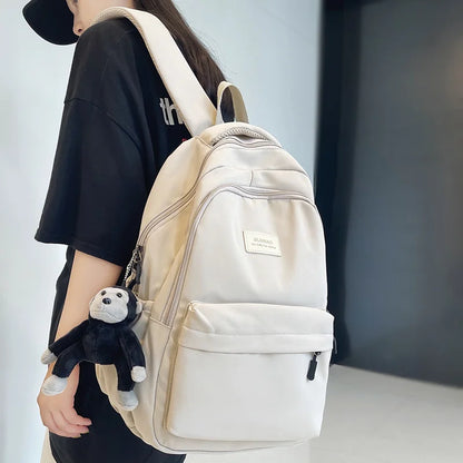 Fashion Ladies Male Nylon College Backpack Cool Girl Travel Boy Leisure Book Backpack Female Laptop Student Men Women School Bag