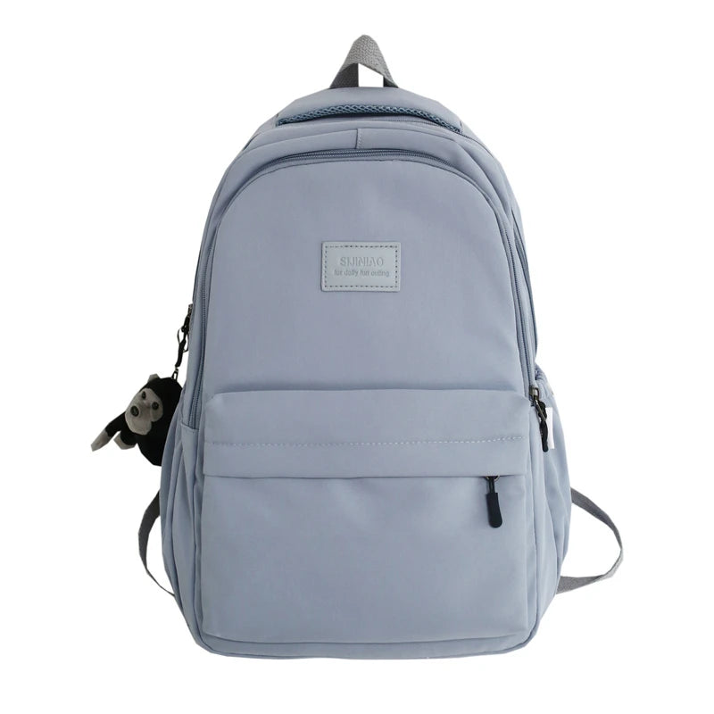 Fashion Ladies Male Nylon College Backpack Cool Girl Travel Boy Leisure Book Backpack Female Laptop Student Men Women School Bag