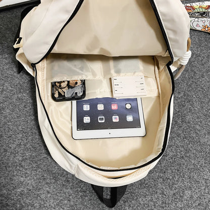 Fashion Ladies Men Laptop Waterproof Travel College Backpack Girl Boy Kawaii Women School Book Bag Cool Female Bags Trendy Nylon