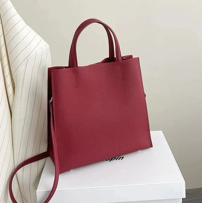 Fashion Ladies Purse Niche Elegant Commuter Large Capacity Shoulder Bags Simple Solid All-match Female Handbags 2024 New Bolsas
