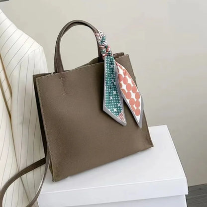 Fashion Ladies Purse Niche Elegant Commuter Large Capacity Shoulder Bags Simple Solid All-match Female Handbags 2024 New Bolsas