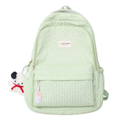 Fashion Lady Cute Pink Laptop Female Travel Book Bag Trendy Cool Women New College Student Backpack Girl Kawaii Nylon School Bag