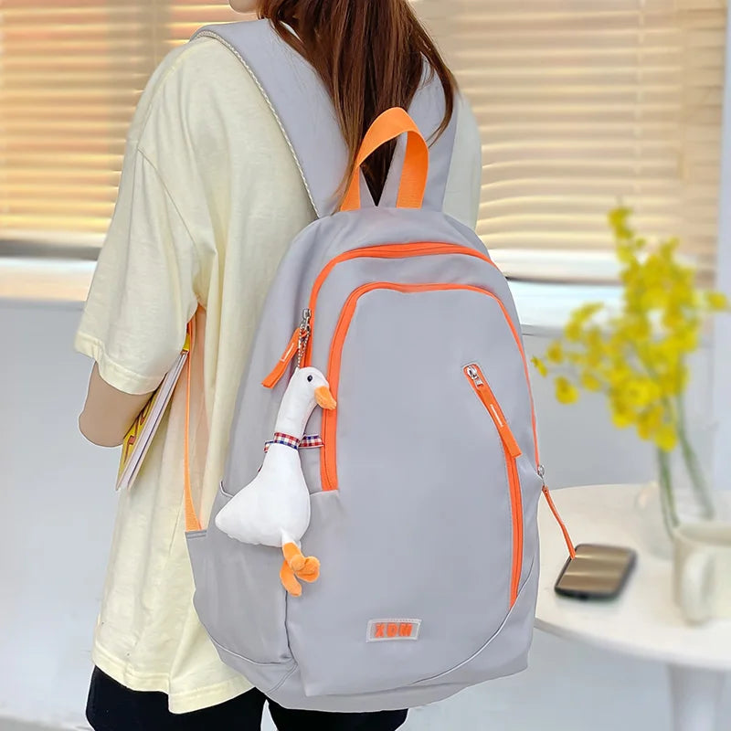 Fashion Lady High Capacity College Backpack Cool Women School Bag Female Laptop Girl Travel Book Backpack New Trendy Student Bag