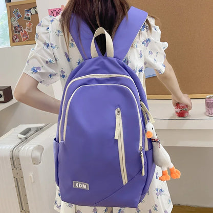 Fashion Lady High Capacity College Backpack Cool Women School Bag Female Laptop Girl Travel Book Backpack New Trendy Student Bag