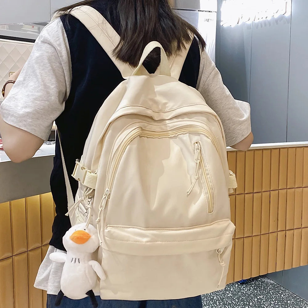 Fashion Lady Waterproof Backpack Female Cute Cool Bag Travel Book Kawaii Backpack Laptop Girls Student College Women School Bags