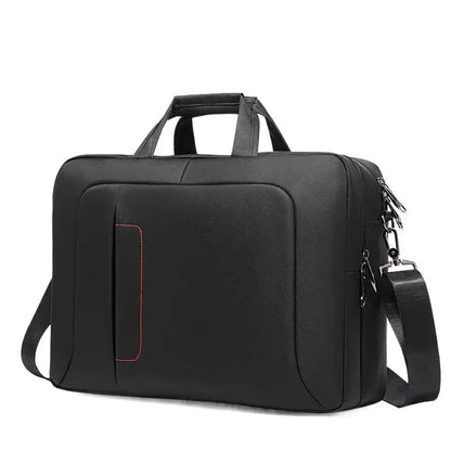 Fashion Large Capacity Men's Briefcase Business Handbag Waterproof 15.6"Inch Laptop Office Male Shoulder Messenger Bag