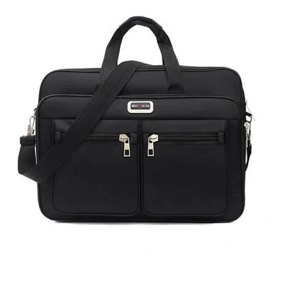 Fashion Large Capacity Men's Briefcase Multifunction 14" Laptop Office Male Shoulder Messenger Bag Business Handbag