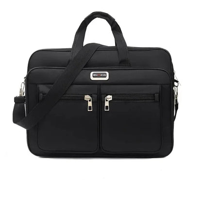 Fashion Large Capacity Men's Briefcase Multifunction 14" Laptop Office Male Shoulder Messenger Bag Business Handbag