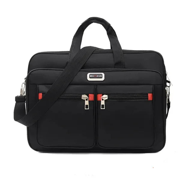 Fashion Large Capacity Men's Briefcase Multifunction 14" Laptop Office Male Shoulder Messenger Bag Business Handbag