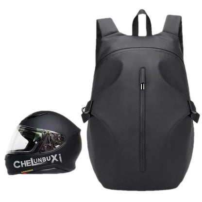 Fashion Large Capacity Motorcycle Helmet Backpack Men Waterproof Laptop bag Reflective Cycling Traveling Package For Male