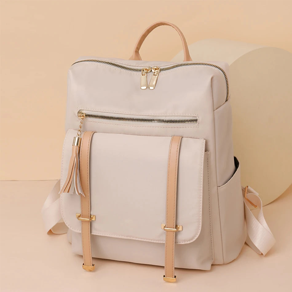 Fashion Large Capacity Oxford Women Backpacks School Book Bags for Girls Female Travel Knapsack  Designer Elegant Ladies Bagpack