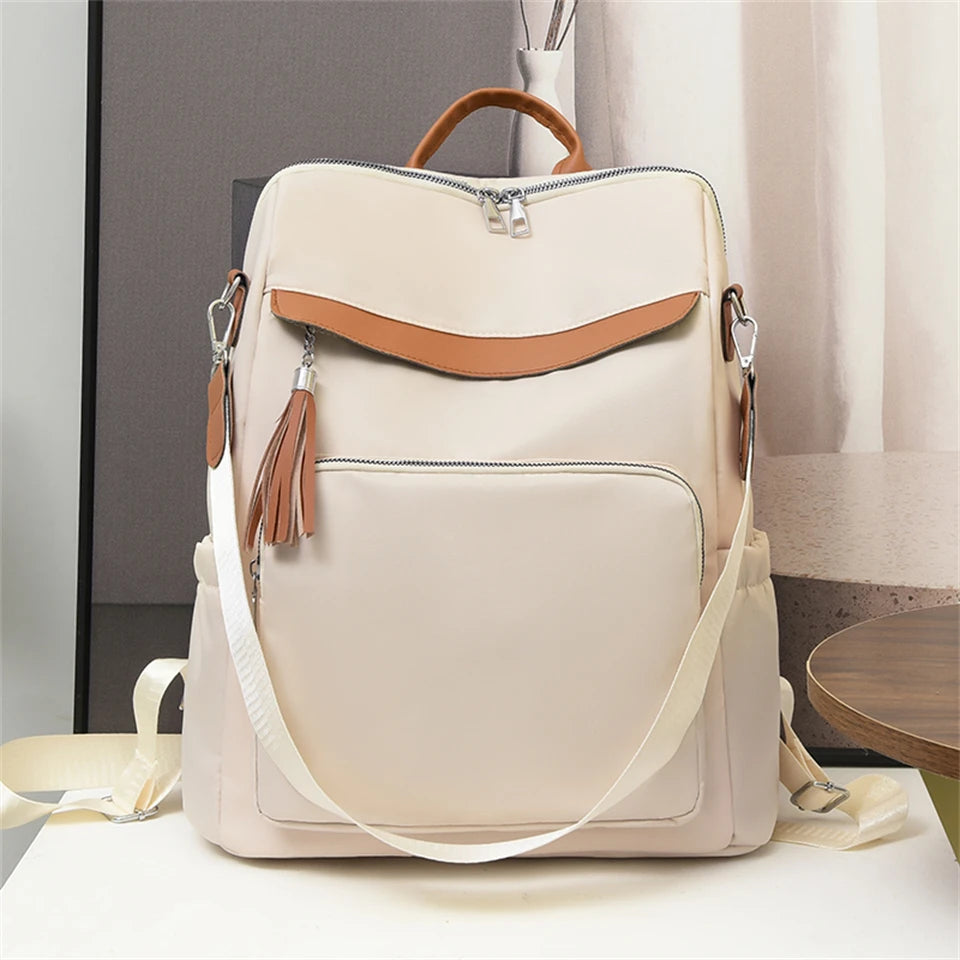 Fashion Large Capacity School Bags for Teenage Girls 2023 Brand Designer Oxford Travel Backpack Bookpack Elegant Women Bag Sac