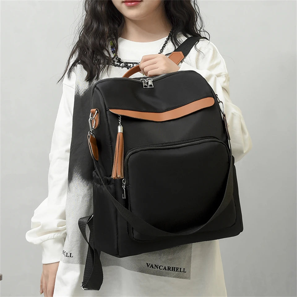 Fashion Large Capacity School Bags for Teenage Girls 2023 Brand Designer Oxford Travel Backpack Bookpack Elegant Women Bag Sac