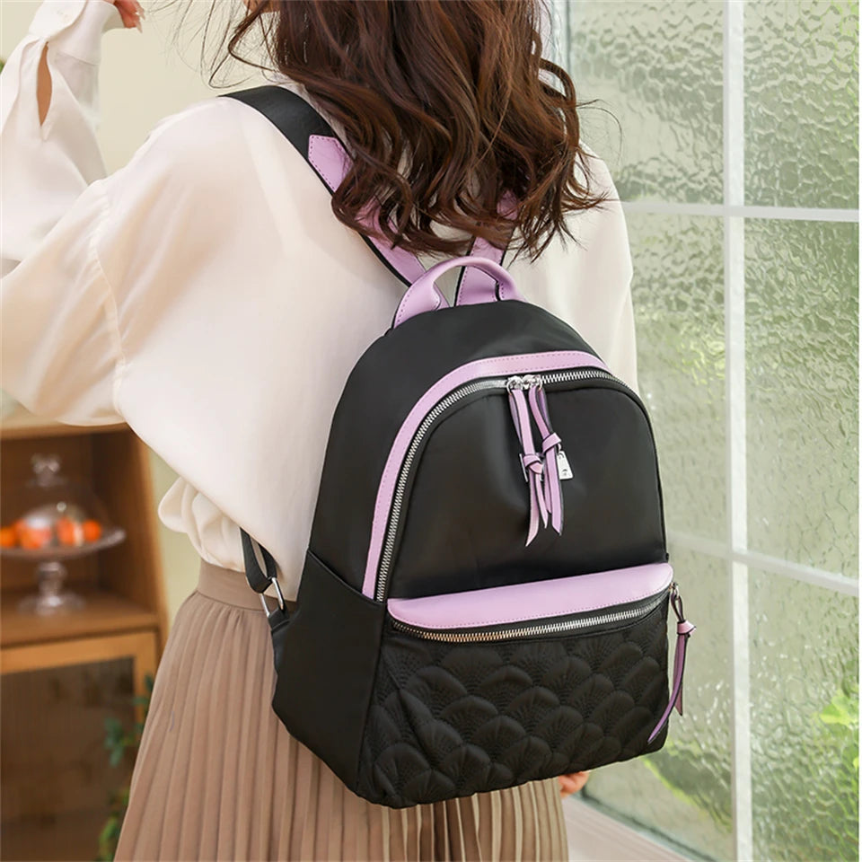 Fashion Large Capacity School Bags for Teenage Girls 2023 Brand Designer Oxford Travel Backpack Bookpack Elegant Women Bag Sac