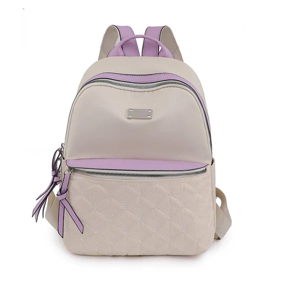 Fashion Large Capacity School Bags for Teenage Girls 2023 Brand Designer Oxford Travel Backpack Bookpack Elegant Women Bag Sac