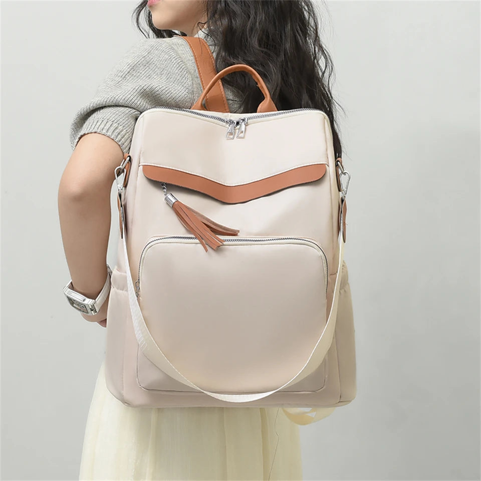 Fashion Large Capacity School Bags for Teenage Girls 2023 Brand Designer Oxford Travel Backpack Bookpack Elegant Women Bag Sac