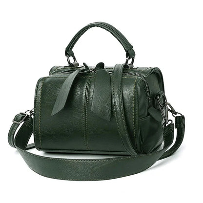 Fashion Leather Women's Shoulder Small Ladies Purses and Handbags Casual Crossbody Messenger s Trendy Female Pillow Bag