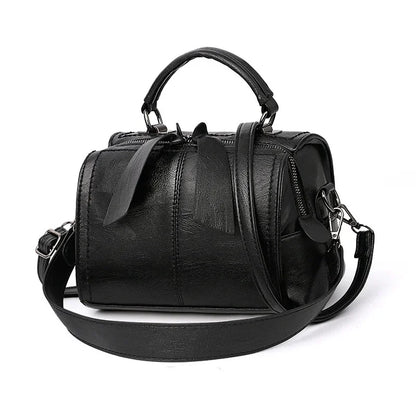 Fashion Leather Women's Shoulder Small Ladies Purses and Handbags Casual Crossbody Messenger s Trendy Female Pillow Bag