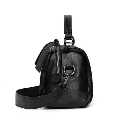Fashion Leather Women's Shoulder Small Ladies Purses and Handbags Casual Crossbody Messenger s Trendy Female Pillow Bag